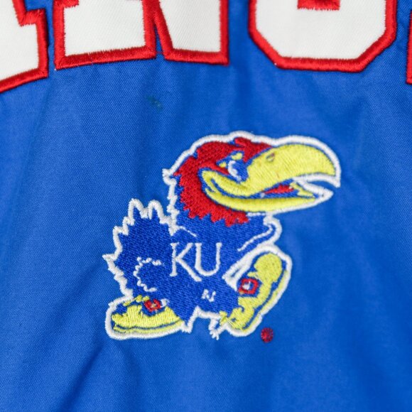 Vintage 90s Pro Player Kansas Jayhawks Pullover Windbreaker - Picture 5 of 10